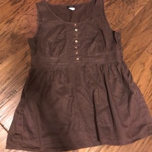 J. Crew Button Tank Top